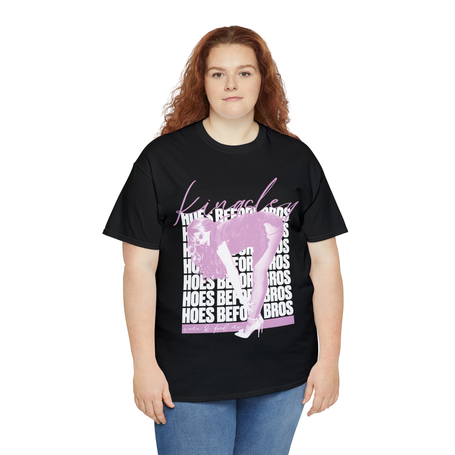 Hoes Before Bros, Unisex Heavy Cotton Tee