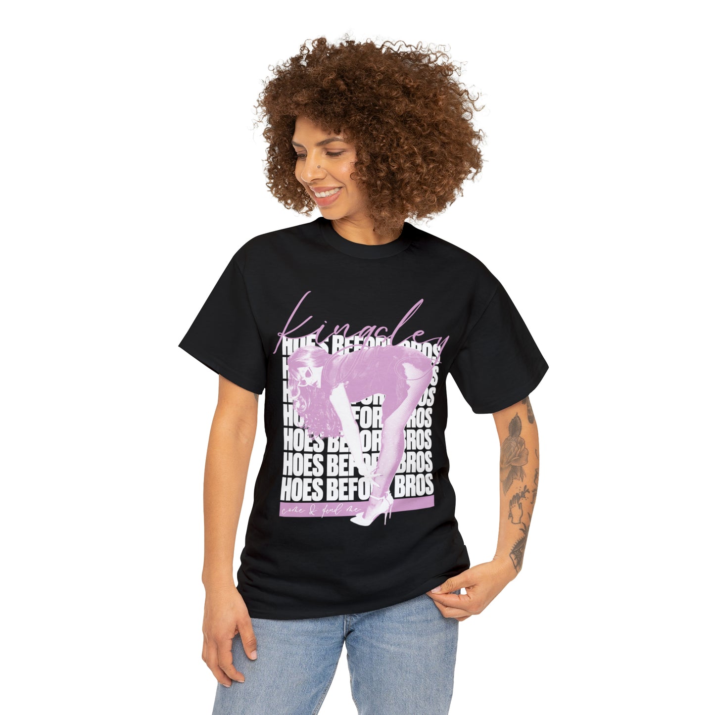 Hoes Before Bros, Unisex Heavy Cotton Tee