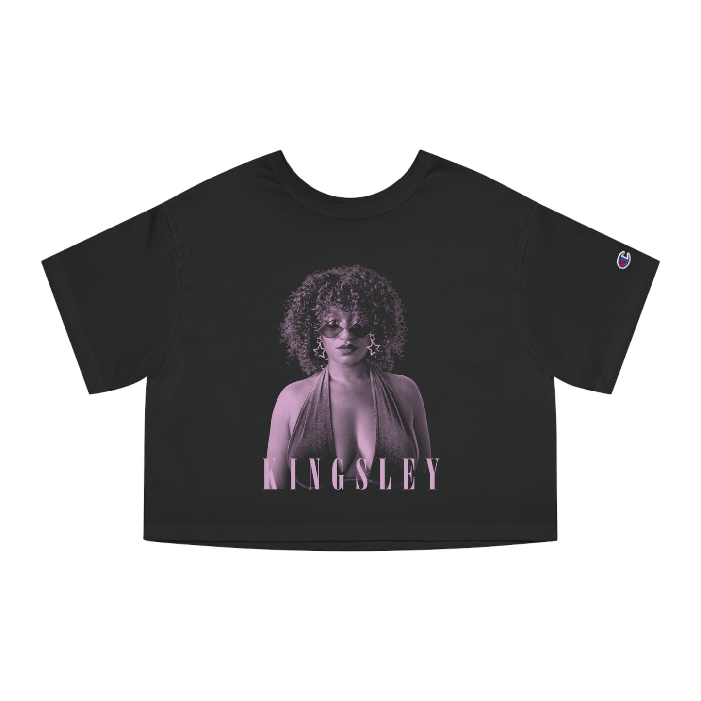Iconic Pop Star's Silhouette - Cropped Tee