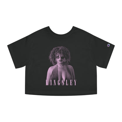 Iconic Pop Star's Silhouette - Cropped Tee