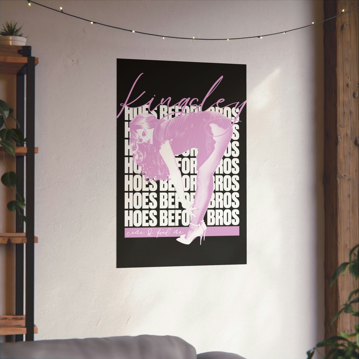 Hoes Before Bros, Matte Vertical Posters