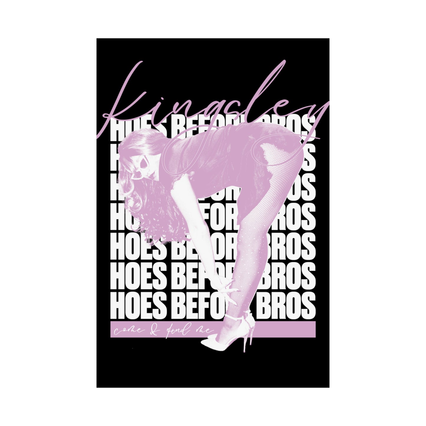 Hoes Before Bros, Matte Vertical Posters