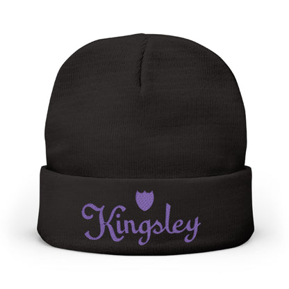 Alt Pop Songstress Name 'Kingsley'  —  Beanie (Embroidery)