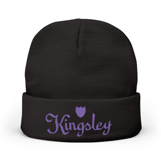 Alt Pop Songstress Name 'Kingsley'  —  Beanie (Embroidery)