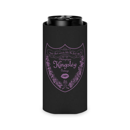 Kingsley's Slogan 'Music That Sounds Like The First Sip of Champagne' Vintage Label – Koozie